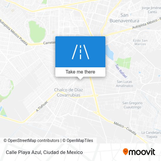 Calle Playa Azul map