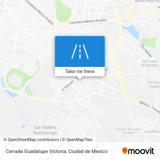 Cerrada Guadalupe Victoria map