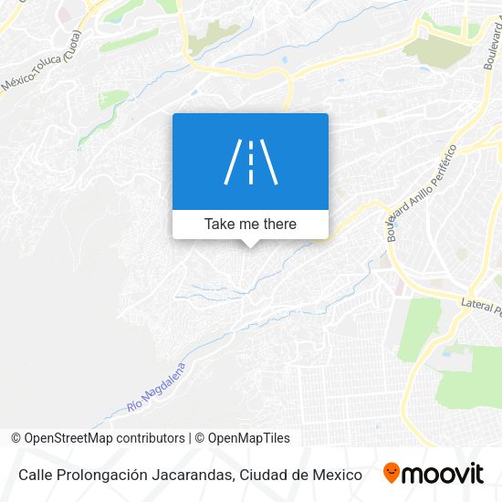 Calle Prolongación Jacarandas map