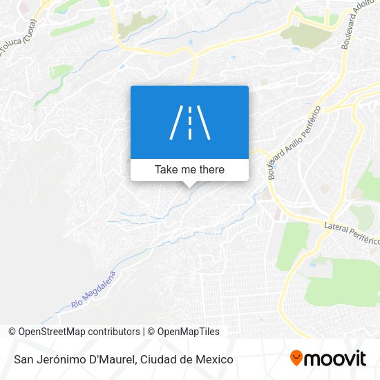 San Jerónimo D'Maurel map