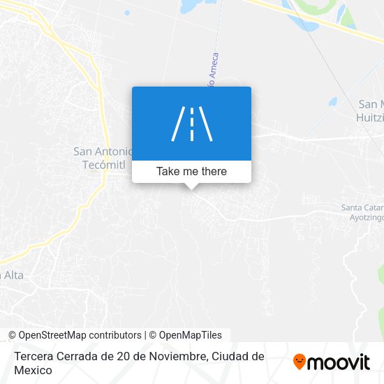 Tercera Cerrada de 20 de Noviembre map