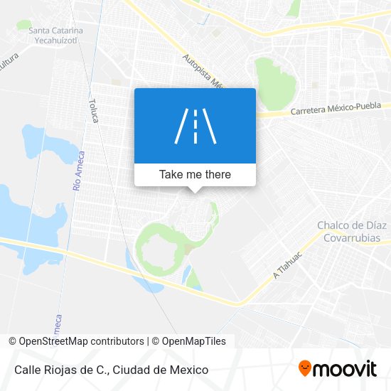 Calle Riojas de C. map