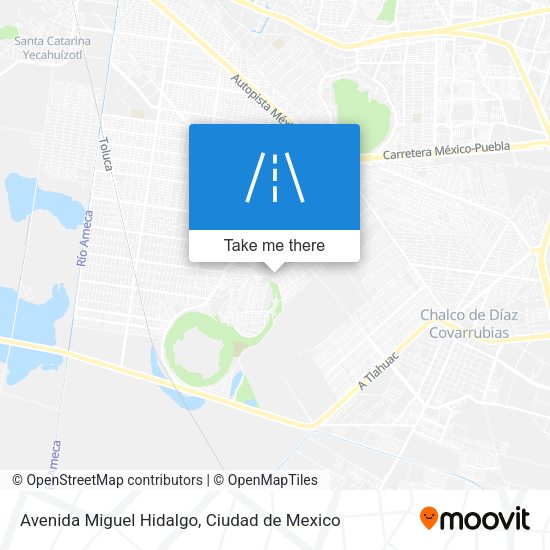 Avenida Miguel Hidalgo map
