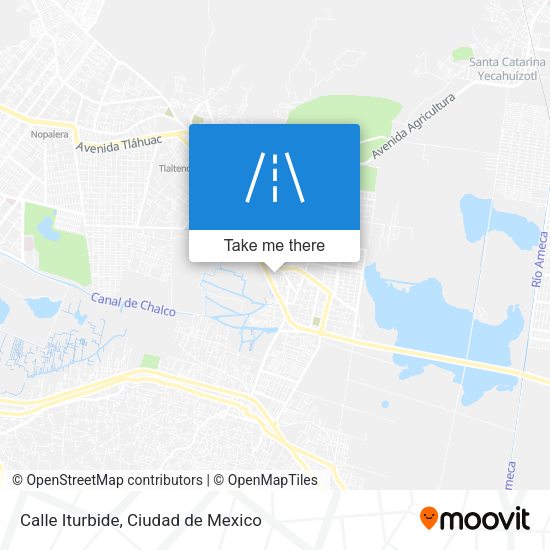 Mapa de Calle Iturbide