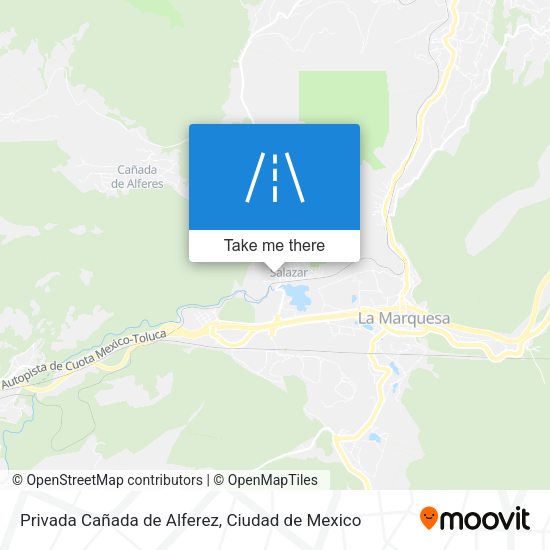 Privada Cañada de Alferez map