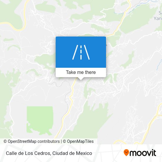 Mapa de Calle de Los Cedros