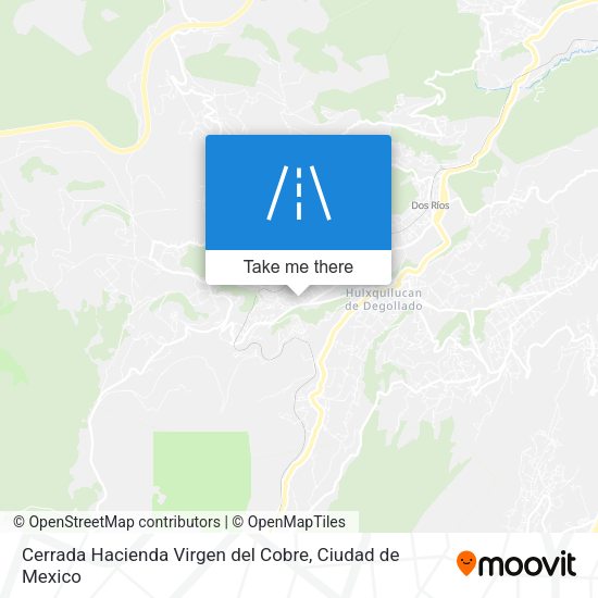 Cerrada Hacienda Virgen del Cobre map
