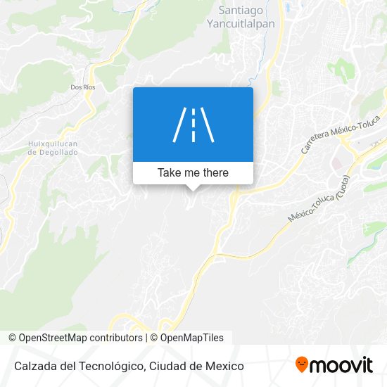 Mapa de Calzada del Tecnológico