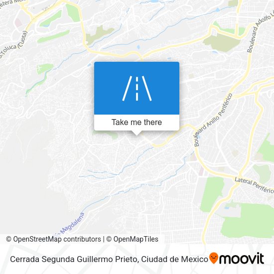 Cerrada Segunda Guillermo Prieto map