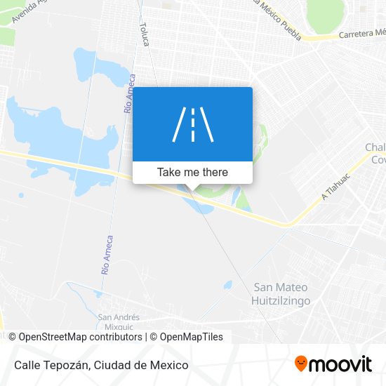 Calle Tepozán map