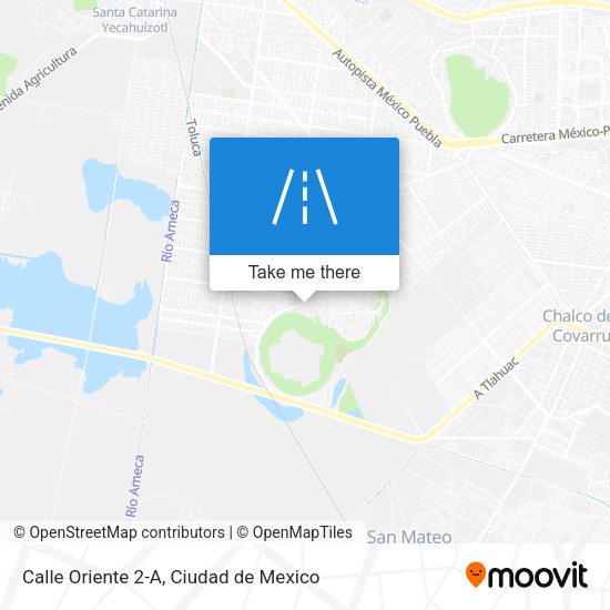 Mapa de Calle Oriente 2-A