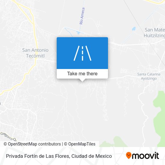 Privada Fortín de Las Flores map