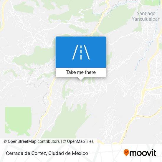 Mapa de Cerrada de Cortez