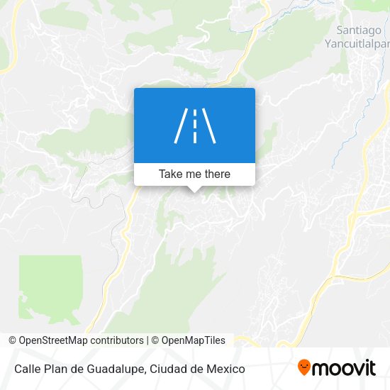 Mapa de Calle Plan de Guadalupe
