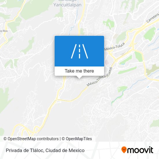 Privada de Tláloc map