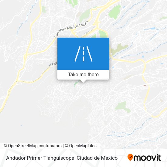 Andador Primer Tianguiscopa map