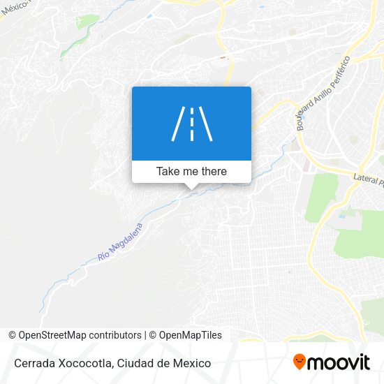 Cerrada Xococotla map