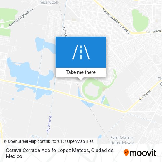 Octava Cerrada Adolfo López Mateos map