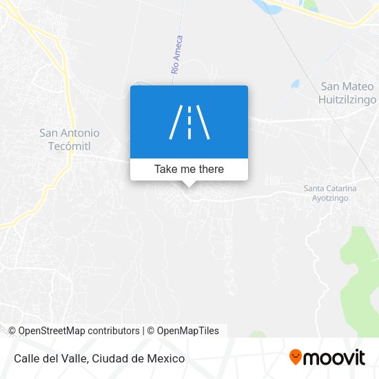 Mapa de Calle del Valle