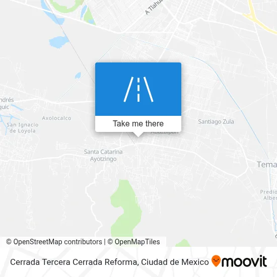 Cerrada Tercera Cerrada Reforma map