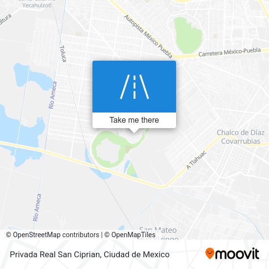 Mapa de Privada Real San Ciprian