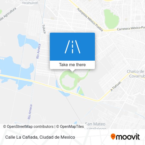 Calle La Cañada map