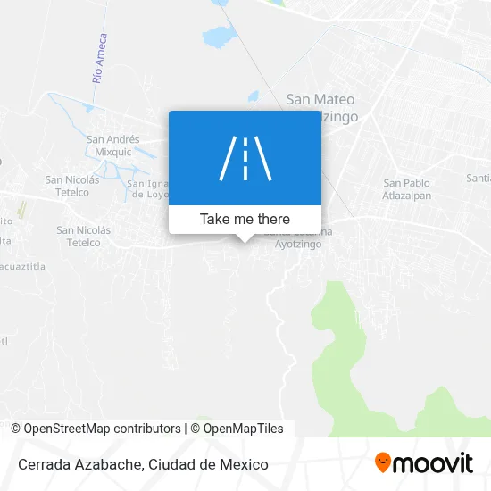 Cerrada Azabache map
