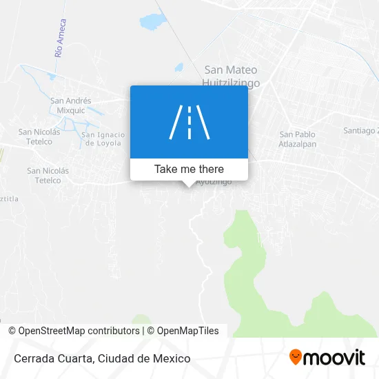 Cerrada Cuarta map