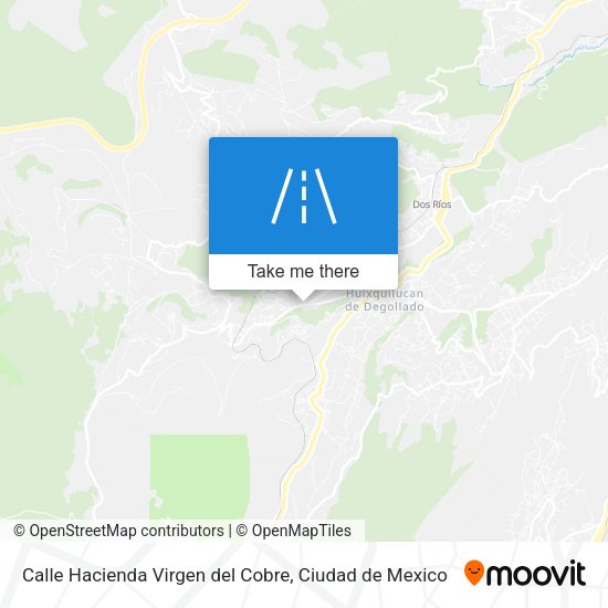 Calle Hacienda Virgen del Cobre map