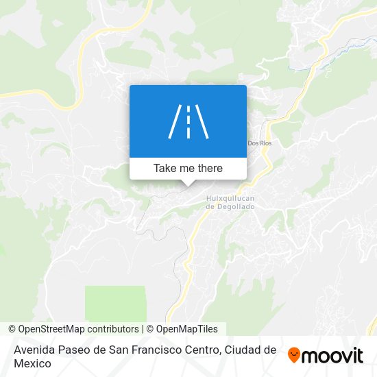 Avenida Paseo de San Francisco Centro map