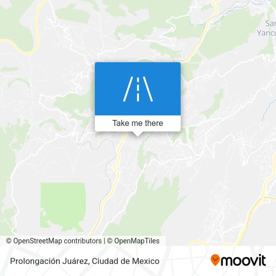 Prolongación Juárez map