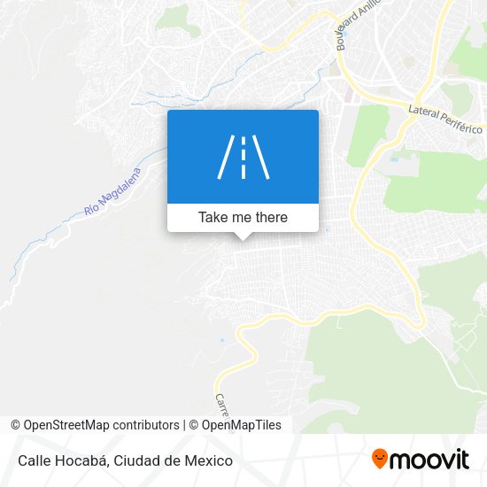 Calle Hocabá map