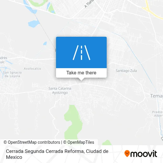 Cerrada Segunda Cerrada Reforma map