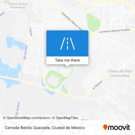 Mapa de Cerrada Benito Quezada