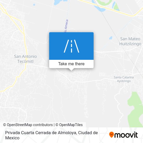 Privada Cuarta Cerrada de Almoloya map