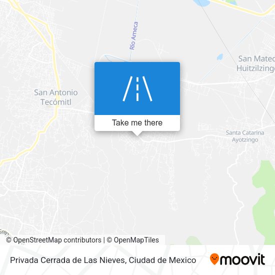 Privada Cerrada de Las Nieves map