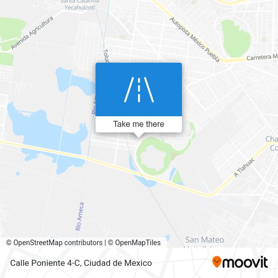 Calle Poniente 4-C map