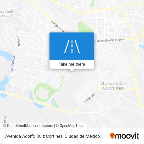 Mapa de Avenida Adolfo Ruiz Cortines