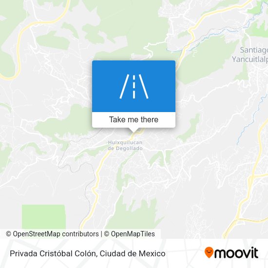 Privada Cristóbal Colón map