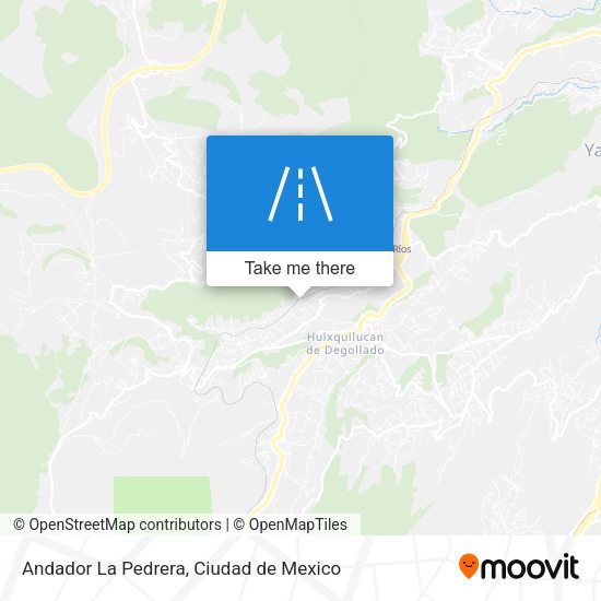 Andador La Pedrera map