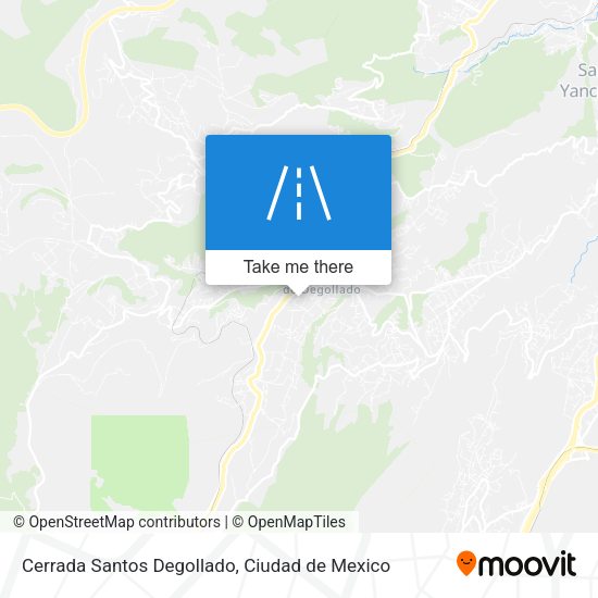 Cerrada Santos Degollado map
