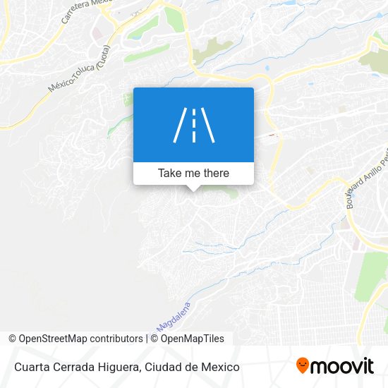 Mapa de Cuarta Cerrada Higuera