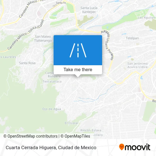 Cuarta Cerrada Higuera map