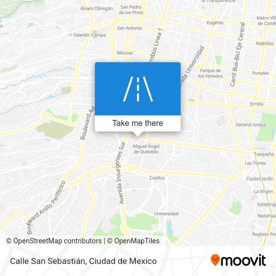 Calle San Sebastián map