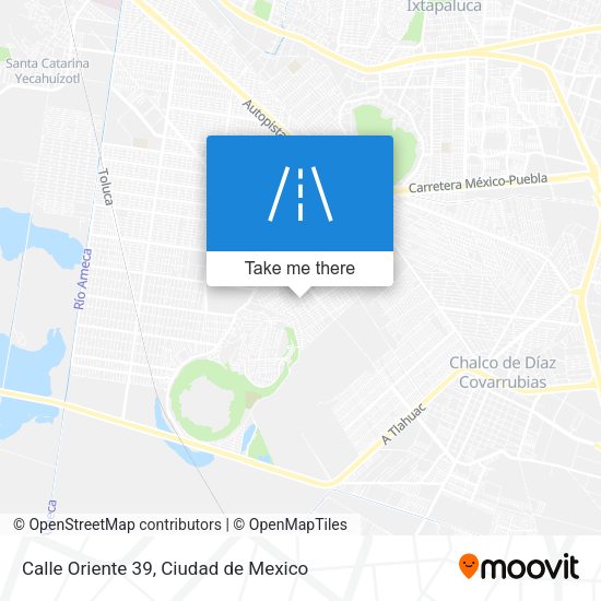 Calle Oriente 39 map