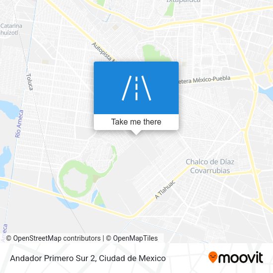 Mapa de Andador Primero Sur 2