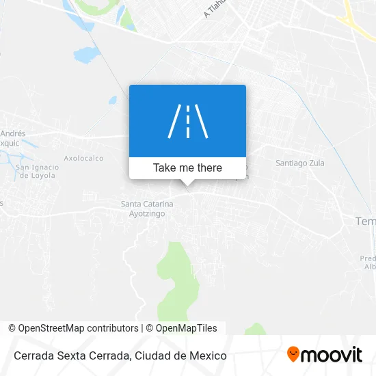 Cerrada Sexta Cerrada map