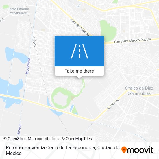 Retorno Hacienda Cerro de La Escondida map