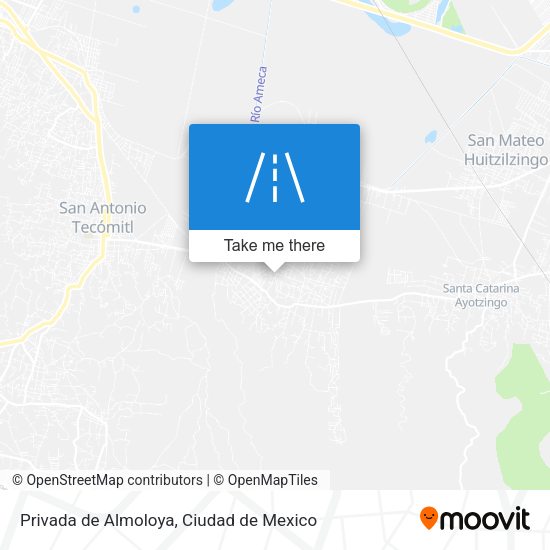 Mapa de Privada de Almoloya
