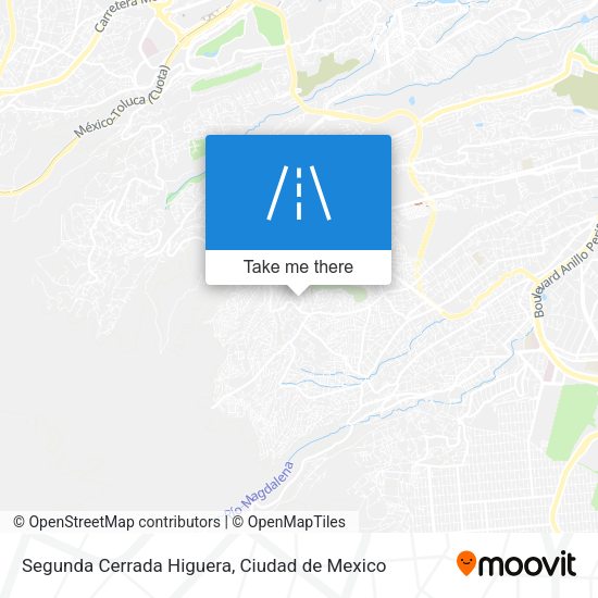Segunda Cerrada Higuera map